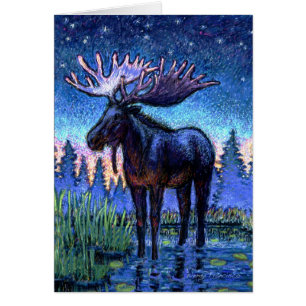 Moose At Dawn