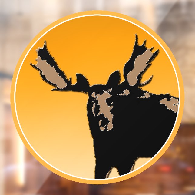 Moose at Sunset  - Original Wildlife Art (Sheet 2)