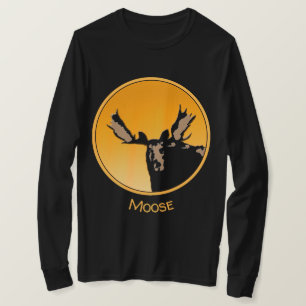 Moose at Sunset - Original Wildlife Art T-Shirt