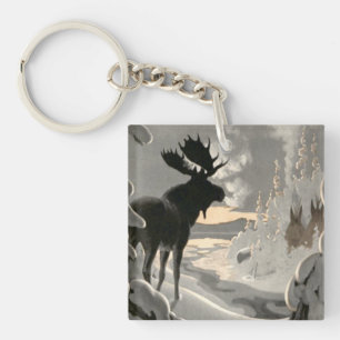 "Moose Breath" Key Ring