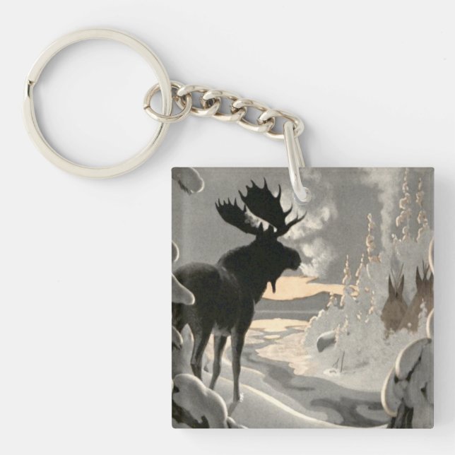 "Moose Breath" Key Ring (Front)