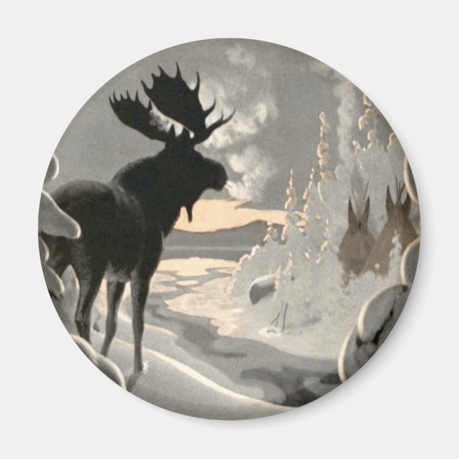 "Moose Breath" Magnet (Front)