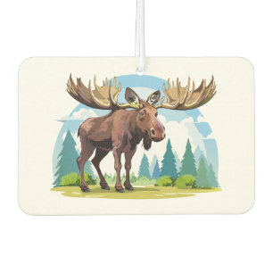 Moose buck car air freshener