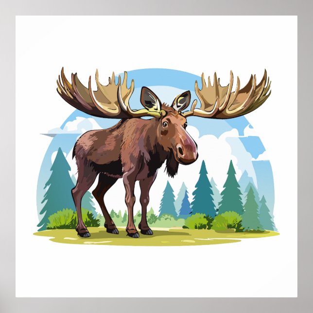 Moose buck poster (Front)