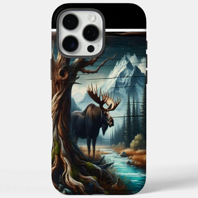 Moose by the Creek Case-Mate iPhone Case (Back)