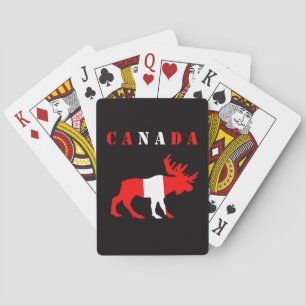 moose canada playing cards