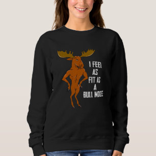 Moose Canadian Forest National Animal Camper Fee Sweatshirt