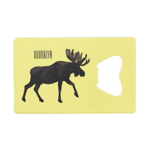 Moose cartoon illustration