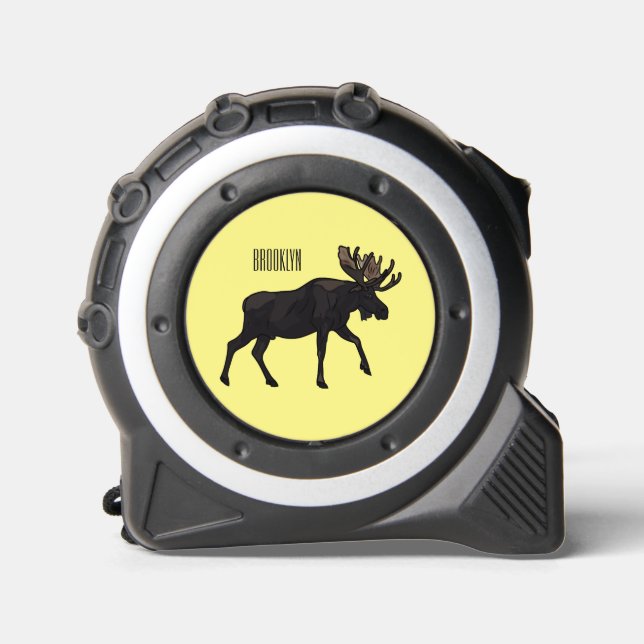 Moose cartoon illustration 1 (Front)