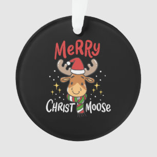 Moose Christmas  Ornament