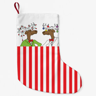Moose Christmas Stocking
