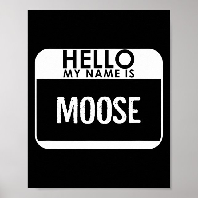 Moose Costume  Fun Easy Halloween Outfit Animal Poster (Front)