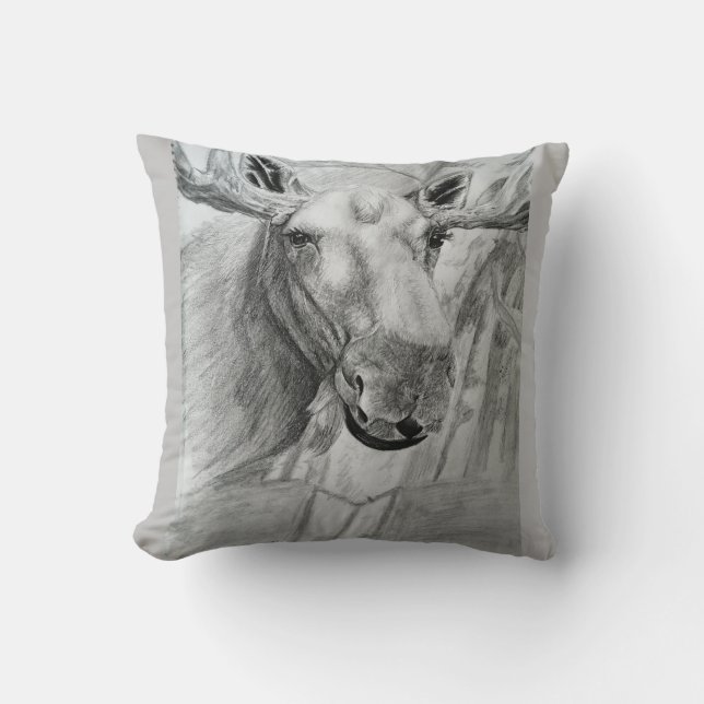 Moose cousin cushion (Front)