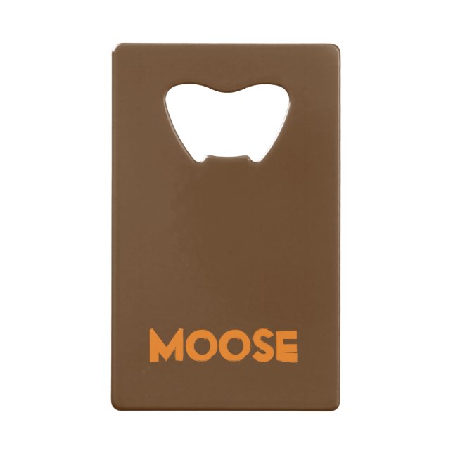 Moose Credit Card Bottle Opener (Back)