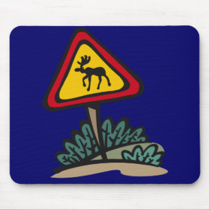 "Moose Crossing" Moosepad Mouse Pad