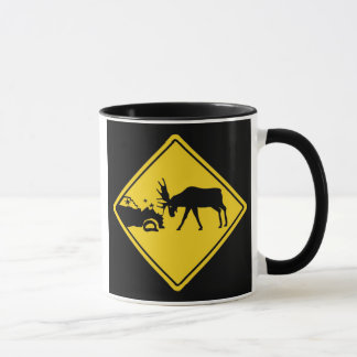 Moose Crossing Mug