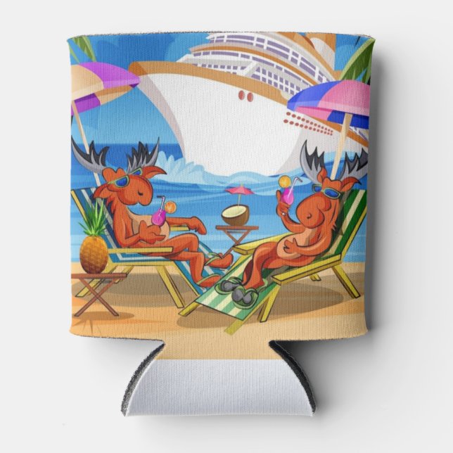Moose Cruise Can Cooler (Front)