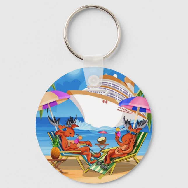 Moose Cruise Key Chain (Front)
