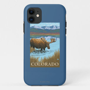 Moose DrinkingColorado iPhone 11 Case