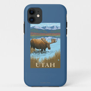 Moose DrinkingUtah iPhone 11 Case