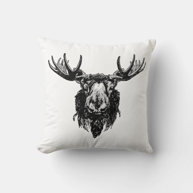 Moose head cushion (Front)