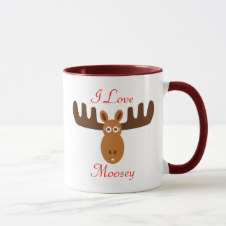 Moose Head_I Love Moosey Mug