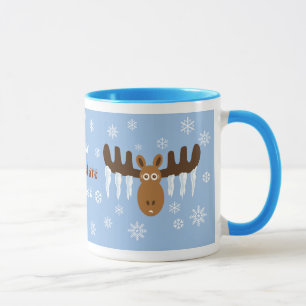 Moose Head_Icicle Antlers_Hot Chocolate Moose Mug