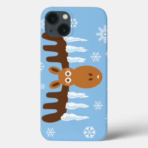 Moose Head_Icicle Antlers_Humorous Holidays iPhone 13 Case