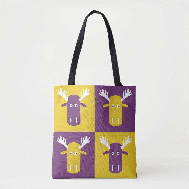 Moose Head Pop Art bags (Front)