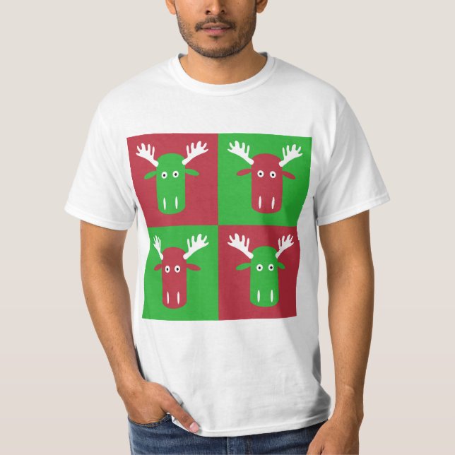 Moose Head Pop Art shirts & jackets (Front)