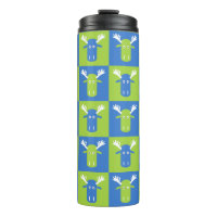 Moose Head Pop Art tumbler