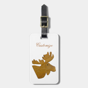 Moose Head Thunder_Cove Luggage Tag