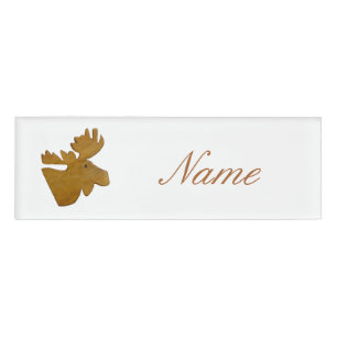 Moose Head Thunder_Cove Name Tag
