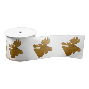 Moose Head Thunder_Cove Satin Ribbon