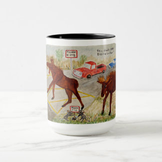 Moose Humour Combo Mug, 15 oz Mug