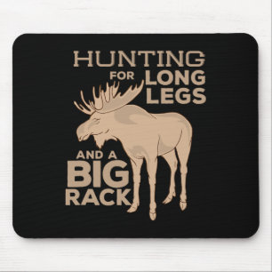 Moose Hunting Big Rack Bull Hunter Hunt Season T S Mouse Pad