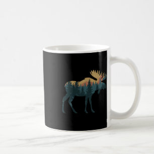 Moose Hunting Hiking Outdoor Camping Forest Men Wo Coffee Mug