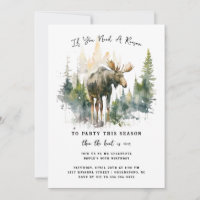 Moose | Hunting Themed Birthday Party