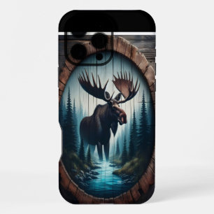 Moose In The Mist iPhone 16 Pro Max Case