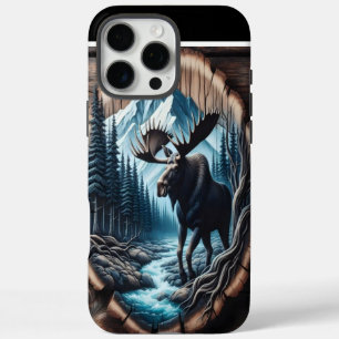 Moose In The Wilderness iPhone 16 Pro Max Case