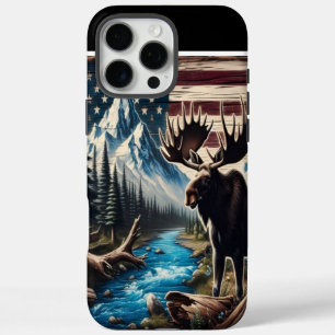 Moose In The Wilderness iPhone 16 Pro Max Case