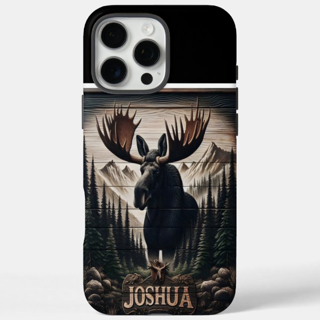 Moose In The Woods Case-Mate iPhone Case (Back)