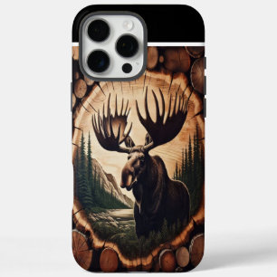 Moose In The Woods iPhone 16 Pro Max Case
