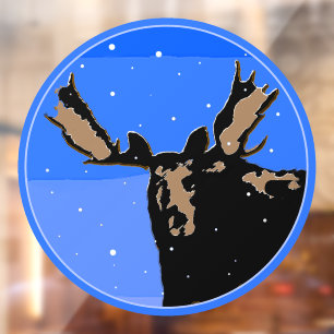 Moose in Winter - Original Wildlife Art
