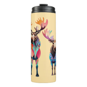 Moose is Waiting to Join a Herd Thermal Tumbler