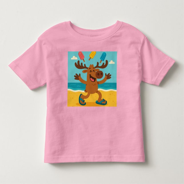 Moose Juice Cruiser – Skateboard Juice Box T-Shirt (Front)