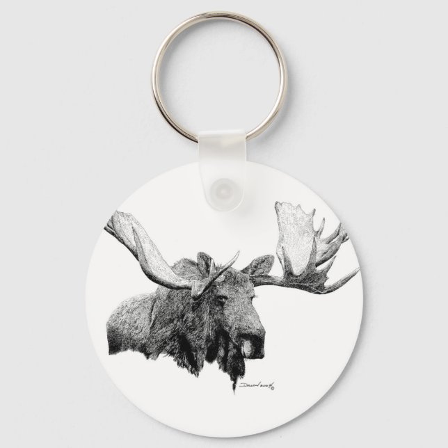 Moose Key Ring (Front)