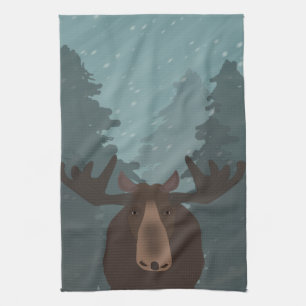 Moose Kitchen Towel