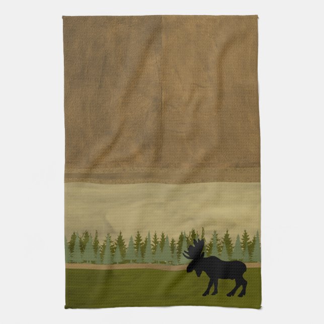 Moose Kitchen Towel (Vertical)