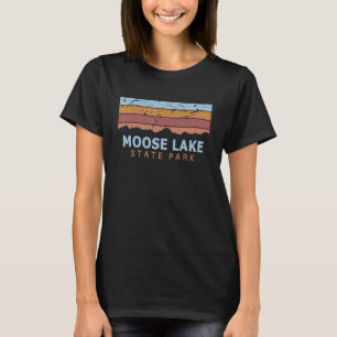 Moose Lake State Park Minnesota Retro Cool T-Shirt